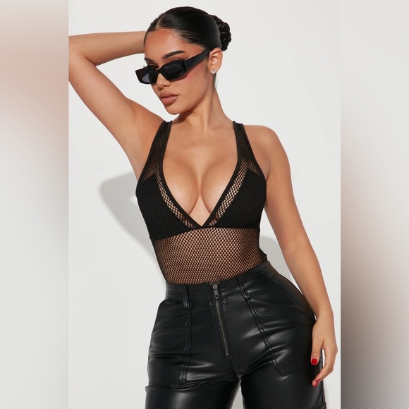Fashion Nova Tops - Brand New FASHION NOVA Don’t Get Caught Up Bodysuit Size Medium Festival